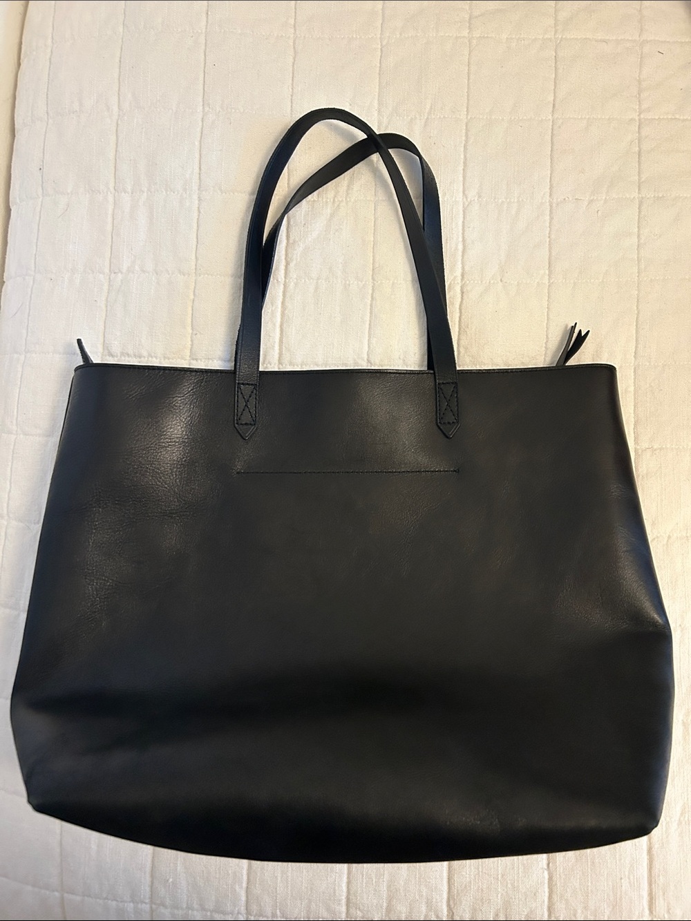 Madewell Transport Tote • Black • Zipper Top - Picture 6 of 11